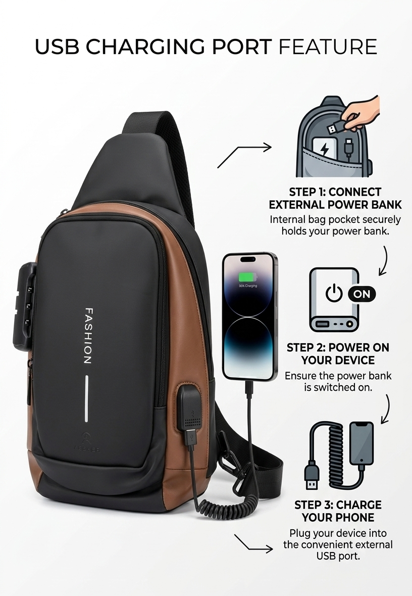 Sling Bag for Men & Women